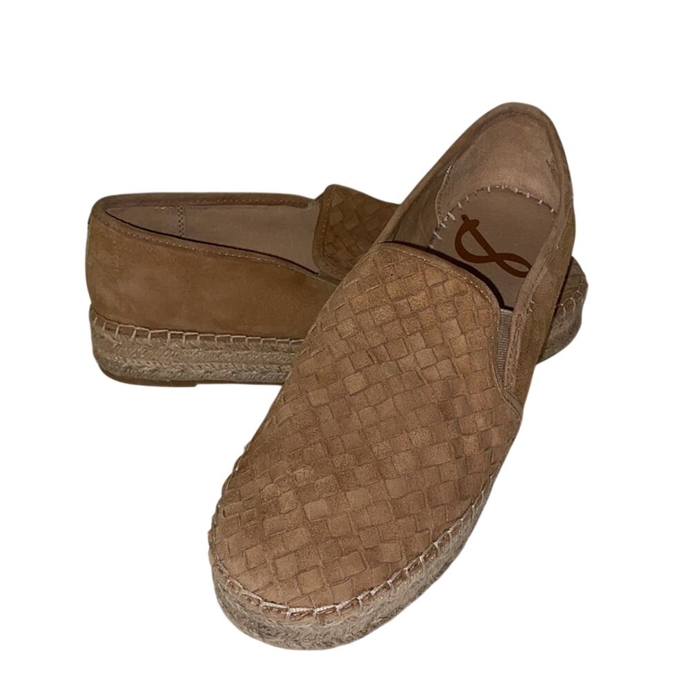 NWOT SAM EDELMAN woven boho platform espadrilles 10.5